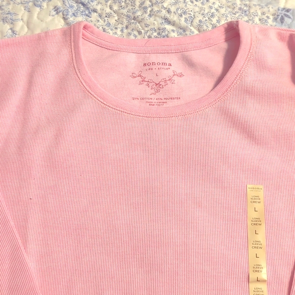 Sonoma Pink Long Sleeve Top - Picture 2 of 4